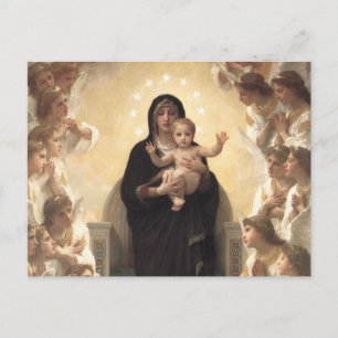 Queen of the Angels Regina Angelorum by Bouguereau Postcard