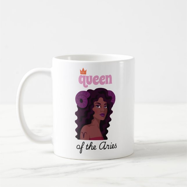 Queen of the Aries Coffee Mug (Left)