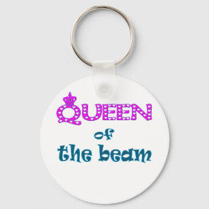 Queen of the Beam Key Ring
