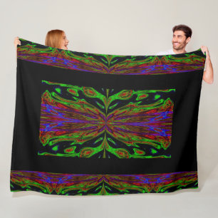 Queen of the Butterflies 27 Fleece Blanket
