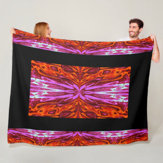 Queen of the Butterflies 37 Fleece Blanket