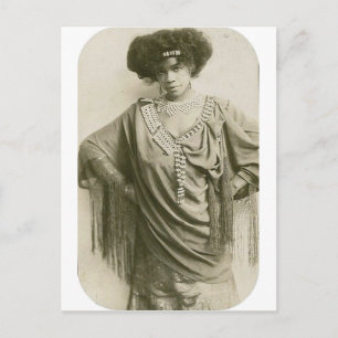 "Queen of the Cakewalk," Aida Overton Walker Postcard