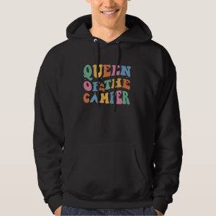 Queen Of The Camper Camping Wife Girlfriend Women Hoodie