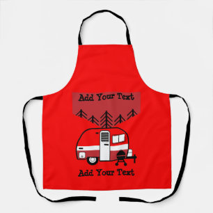 Queen of the Camper - Funny Camping RV Apron