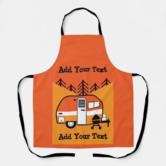 Queen of the Camper - Funny Camping RV    Apron (Front)