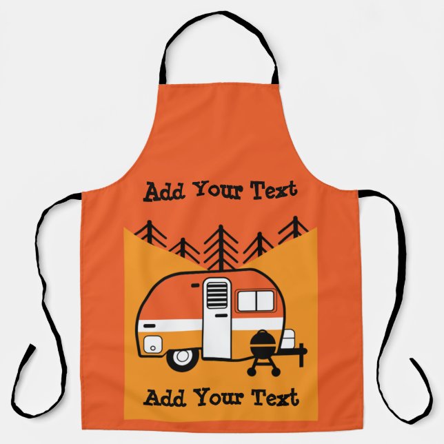 Queen of the Camper - Funny Camping RV    Apron (Front)