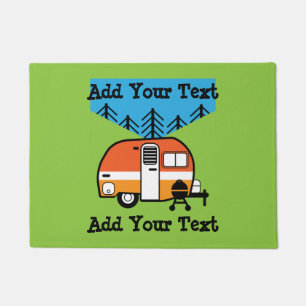 Queen of the Camper - Funny Camping RV Caravan Doormat