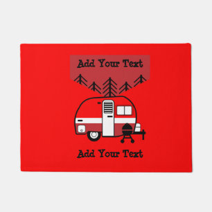 Queen of the Camper - Funny Camping RV Doormat