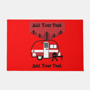 Queen of the Camper - Funny Camping RV Doormat