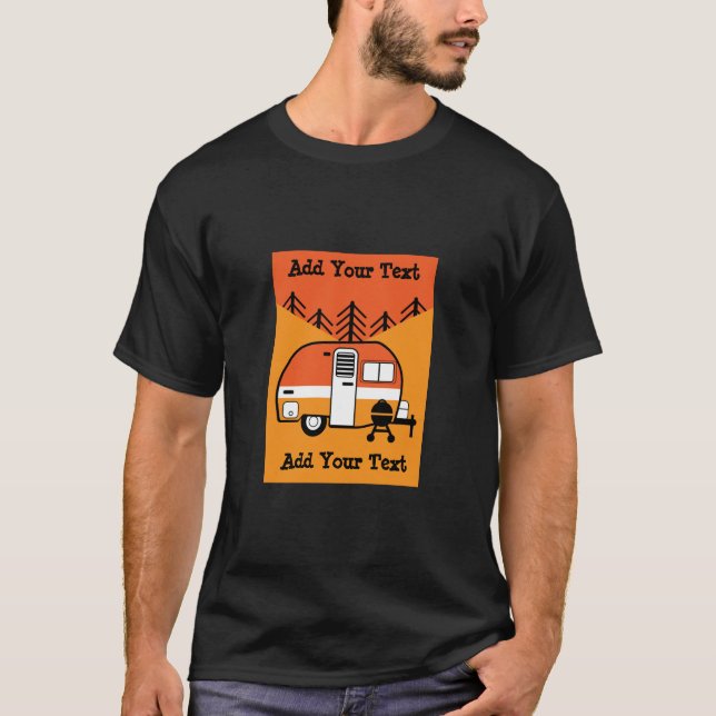 Queen of the Camper - Funny Camping RV    T-Shirt (Front)