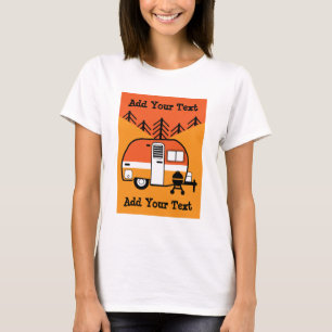 Queen of the Camper - Funny Camping RV T-Shirt