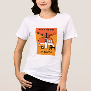 Queen of the Camper - Funny Camping RV Tri-Blend Shirt