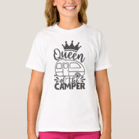 Queen Of The Camper Funny Quote Camping Saying