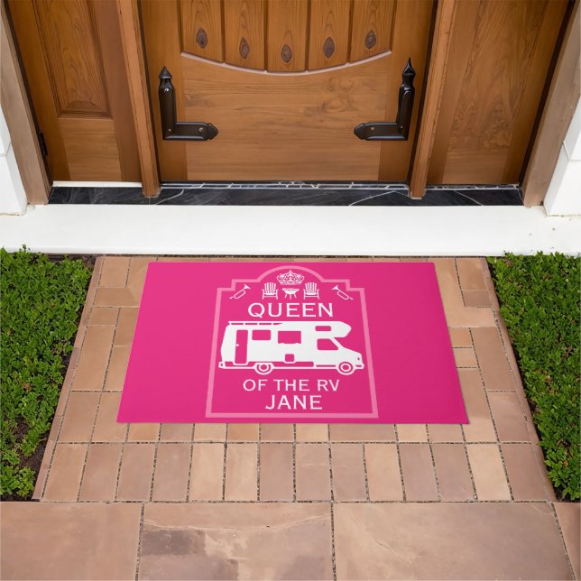 Queen Of The Camper RV Doormat (Outdoor)