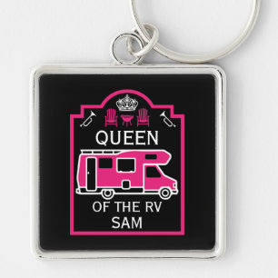 Queen Of The Camper RV Key Ring