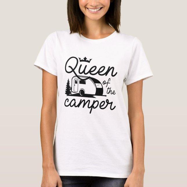 Queen Of The Camper T-Shirt (Front)