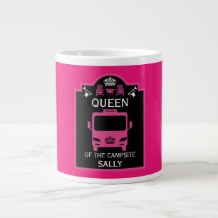 Queen Of The Campsite Large Coffee Mug