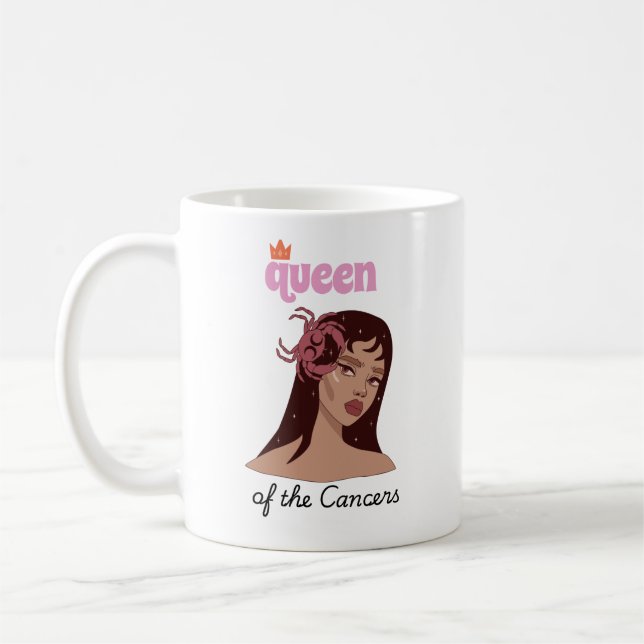 Queen of the Cancers Coffee Mug (Left)