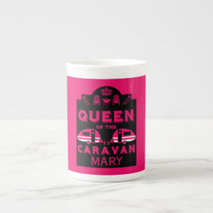 Queen of the Caravan Bone China Mug