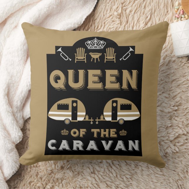 Queen of the Caravan Cushion (Blanket)
