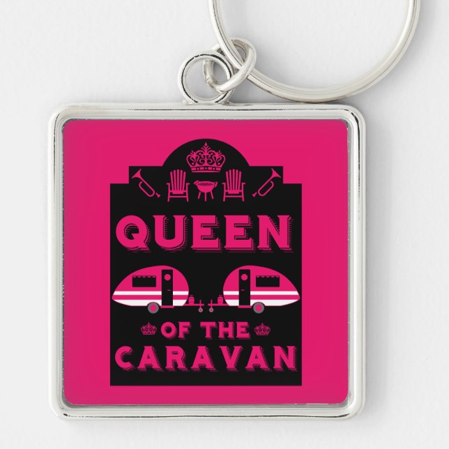 Queen of the Caravan Key Ring (Front)