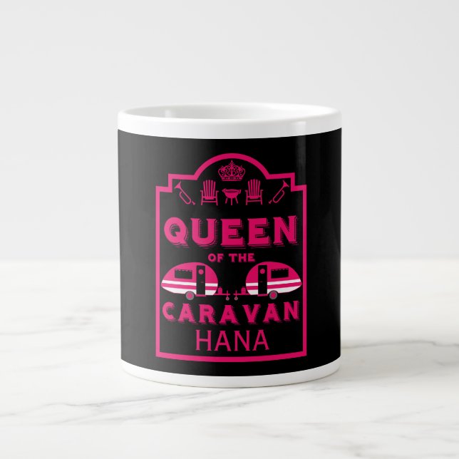 Queen of the Caravan Large Coffee Mug (Front)
