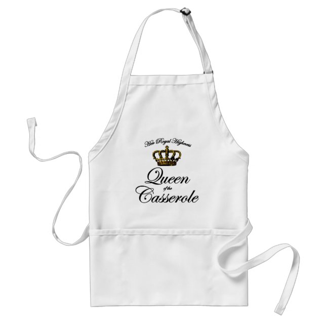 Queen of the Casserole Standard Apron (Front)