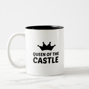 QUEEN OF THE CASTLE Two-Tone COFFEE MUG