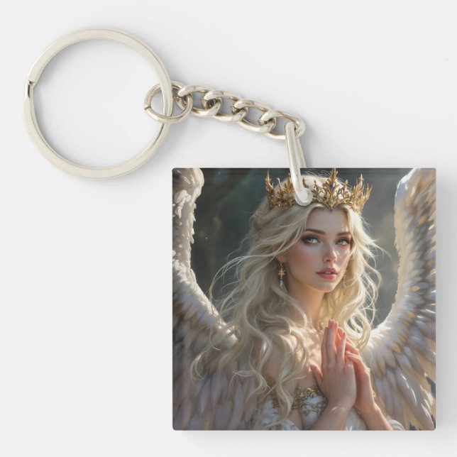 Queen of the Celestial Dawn Key Ring (Front)