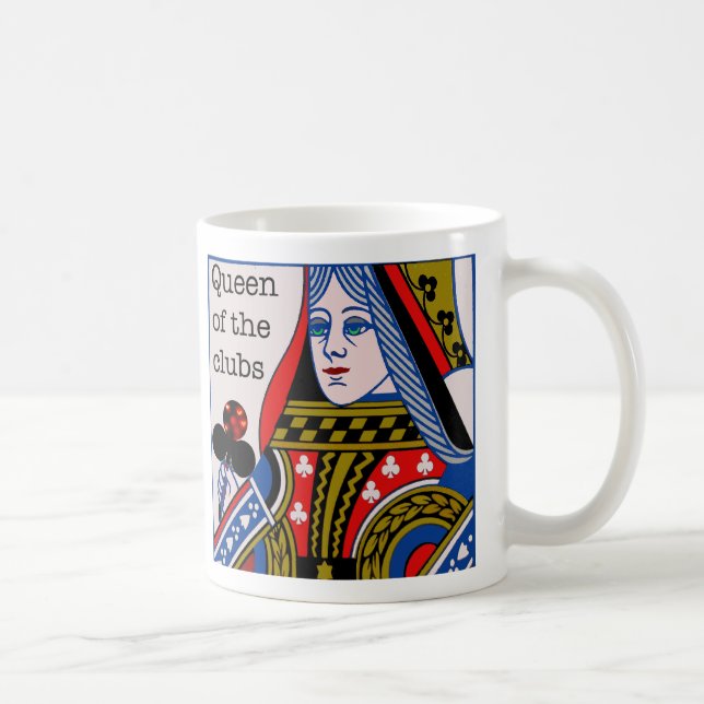 Queen of the Clubs mug (Right)