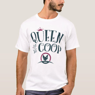 Queen of the Coop Chicken Farmer Women T-Shirt