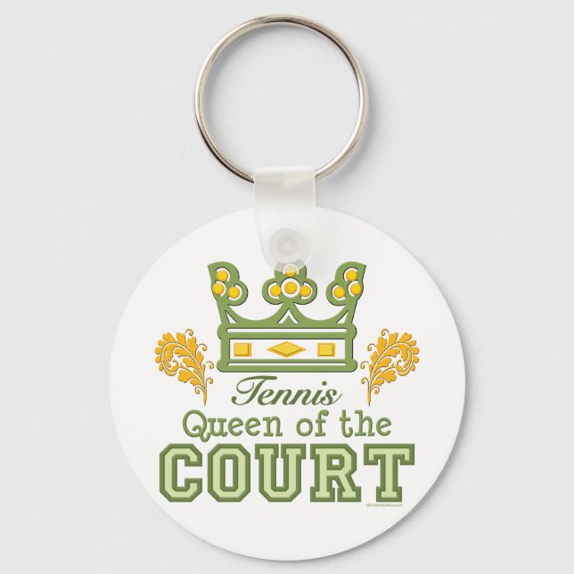 Queen Of The Court Key Chain (Front)