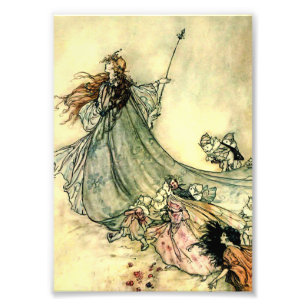 “Queen of the Fairies” by Arthur Rackham Photo Print