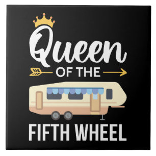 Queen Of The Fifth Wheel I Ceramic Tile