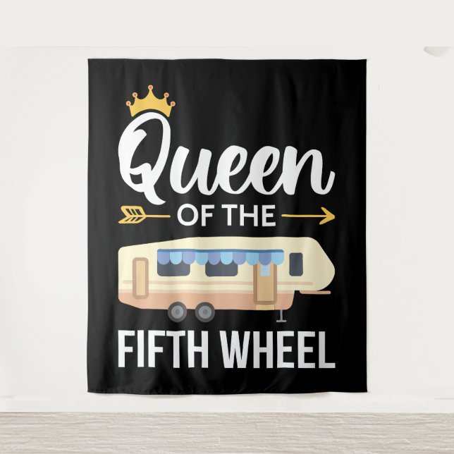 Queen Of The Fifth Wheel I Tapestry (Front)