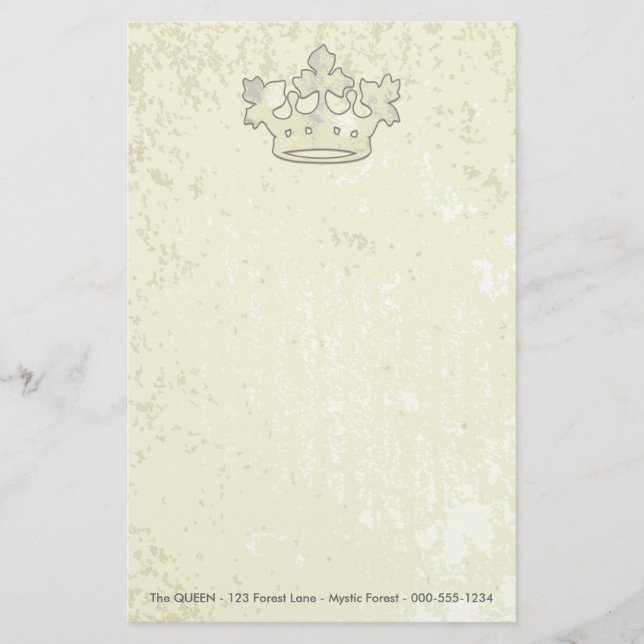 Queen of the Forest Stationery (Front)