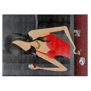 Queen of the Game - Las Vegas Casino  Cutting Board