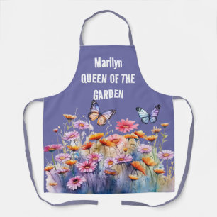 QUEEN OF THE GARDEN Mother's Day Gift Apron