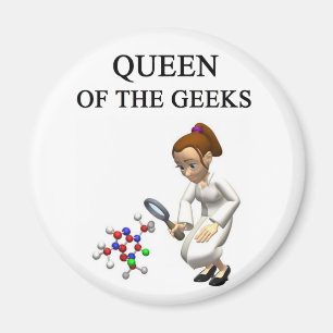 QUEEN of the geeks Magnet
