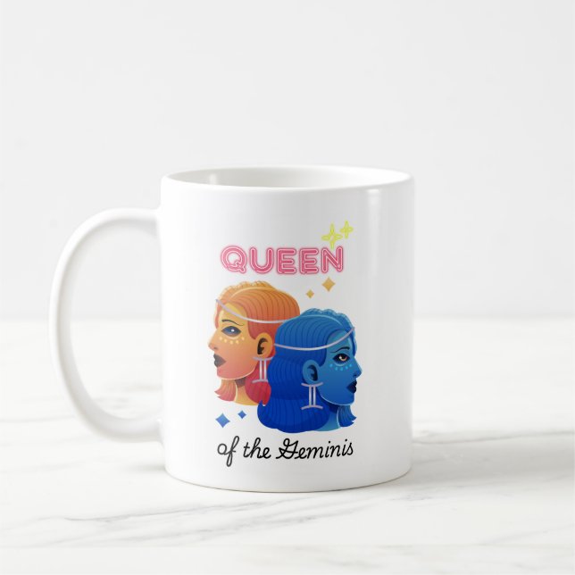 Queen of the Geminis Coffee Mug (Left)