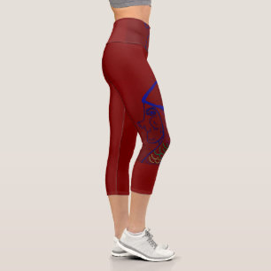 Queen of the Gnomes Capri Leggings