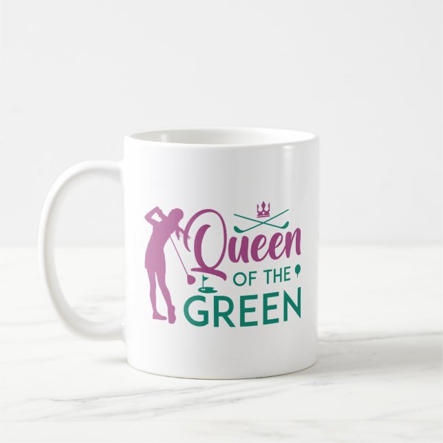 Queen Of The Green Coffee Mug (Left)
