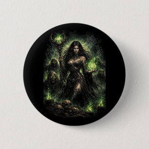 Queen of the Green Flame 6 Cm Round Badge