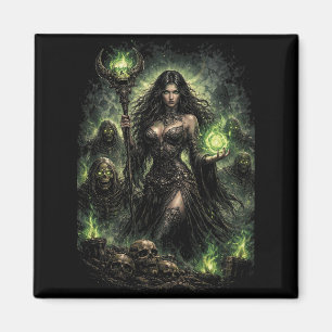 Queen of the Green Flame Magnet