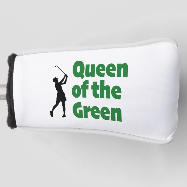 Queen of the Green golf Head Cover (Front)