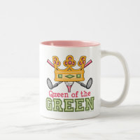 Queen of the Green Golf Mug