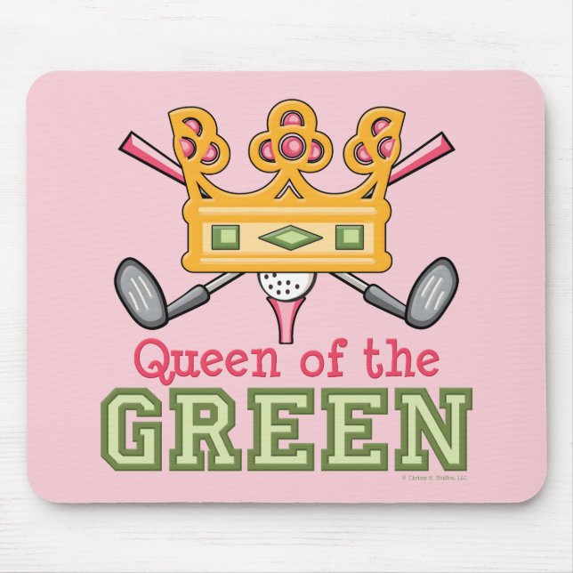 Queen of the Green Mousepad (Front)