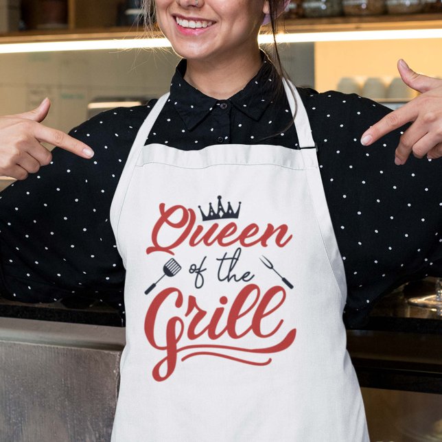 Queen Of The Grill Apron (Creator Uploaded)