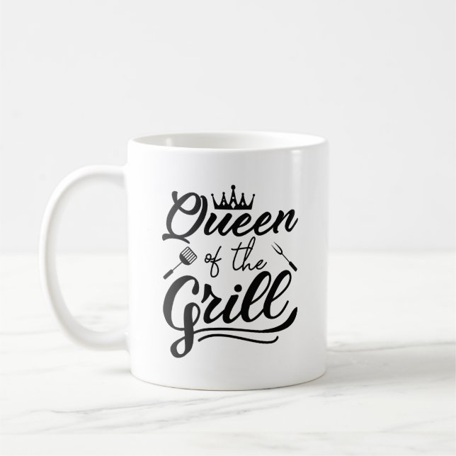 Queen Of The Grill Coffee Mug (Left)