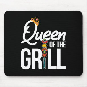 Queen Of The Grill Funny Smoking Meat Bbq Women By Mouse Pad